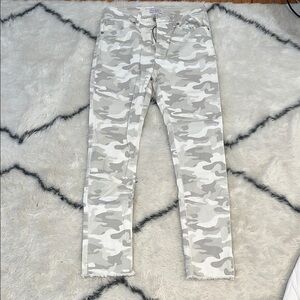 Gray Camouflage Jeans